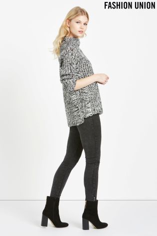 Fashion Union Textured Jumper